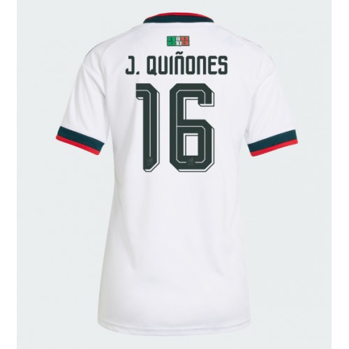 Stroje piłkarskie Meksyk Julian Quinones #16 Koszulka Wyjazdowej dla damskie MŚ 2026 Krótki Rękaw